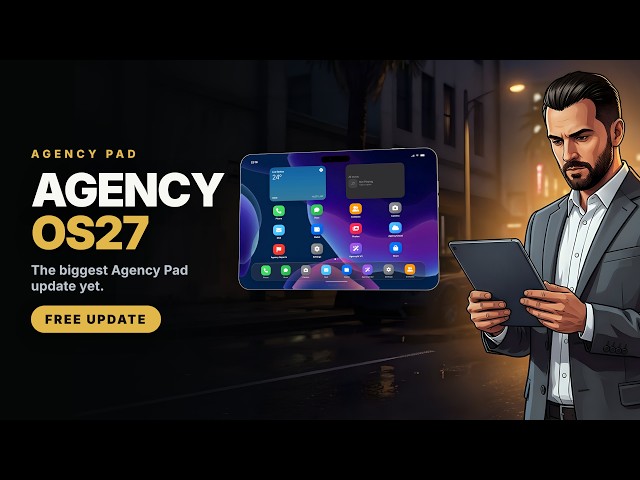 AgencyOS27 | The Biggest FiveM Tablet Update Yet (QBCore, Qbox, ESX)