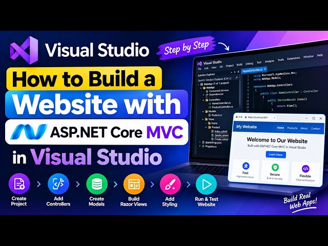 How to Build a Website with ASP.NET Core MVC in Visual Studio