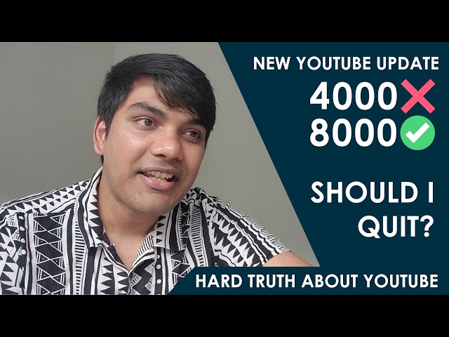 Getting Monetized On YouTube Is Impossible Now.