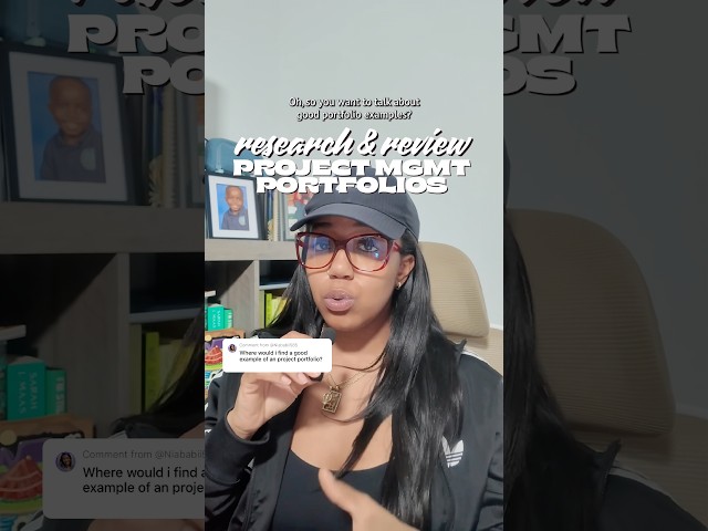 I heard we trying to find some good #portfolios  👩🏽‍💻 #projectmanager #projectmanagementtips