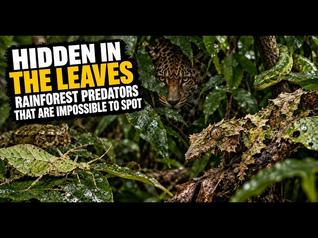 Hidden in the Leaves: Rainforest Predators That Are Impossible to Spot