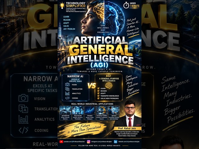 Artificial General Intelligence (AGI) | Technology Simplified Series, Episode - 10