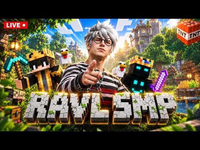 😳 FIRST MINECRAFT LIVE "RAVL SMP" 🔴 CHILL FUN STREAM 😂 | 👑 VIP GAMERS LIVE #freefire #minecraft