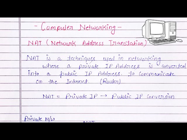 Computer Networking Basics | NAT (Network Address Translation) Explained Simply