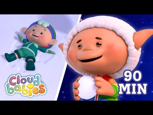 Winter Olympics Snowball Challenge! ❄️🏅⚪️ | Cloudbabies Bedtime Stories