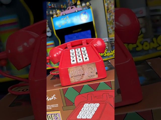 The Simpsons Moe's Tavern Prank Call Phone #thesimpsons #collectibles