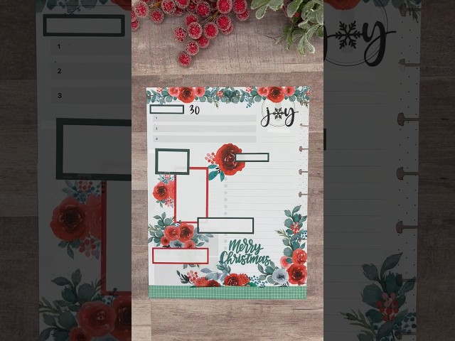 #planmas Day 30 of 31 Days Daily Planning