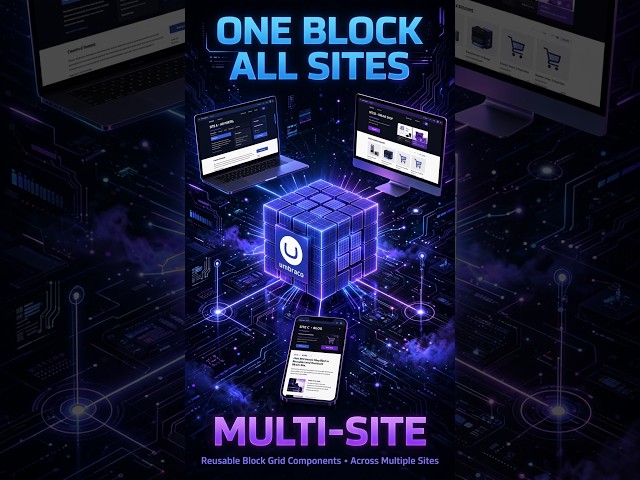 ONE Block = 10 Sites! Reusable Umbraco Multi-Site Magic