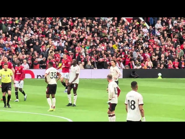 25/26 EPL: Manchester United 3-2 Liverpool - Sesko's goal celebration
