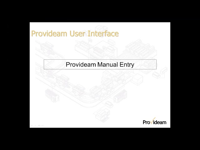 Provideam OEE(Overall Equipment Effectiveness) v4.3 Overview