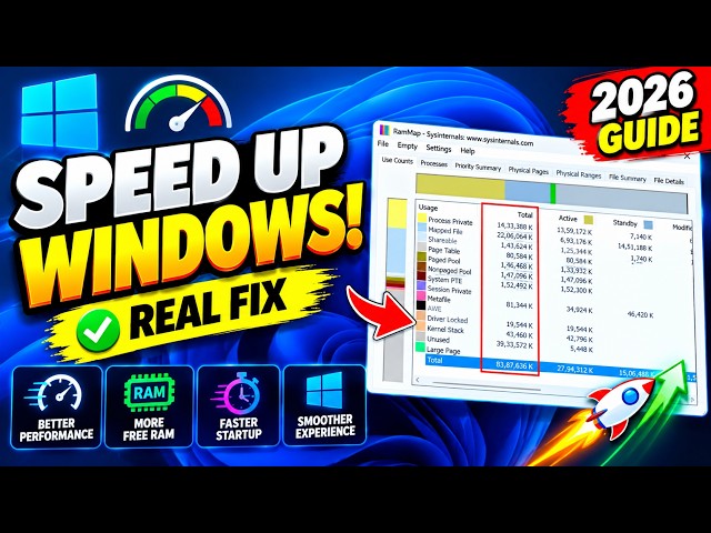 How to Speed Up Windows 11 & Fix Slow PC Performance in 2026