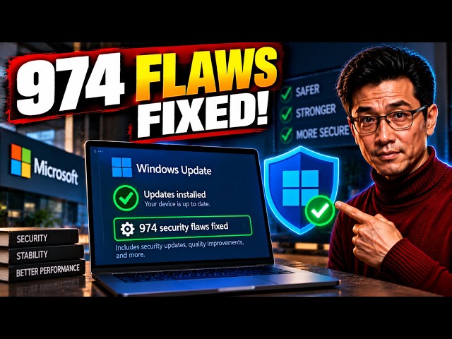 Microsoft Just Fixed 974 Flaws In One Update!