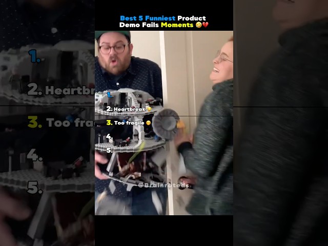 Best 5 Funniest Product Demo Fails Moments (They Didn’t Expect That!) 🤣💔
