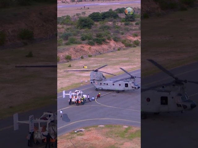#ISRO conducts final landing experiment of RLV, 'Pushpak' was released from #IAF Chinook | #shorts