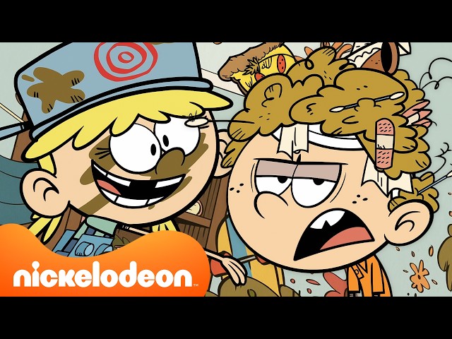 Lincoln Loud & His Sisters Make the BIGGEST Messes! 🤮 | 10 Minutes | The Loud House | Nickelodeon UK