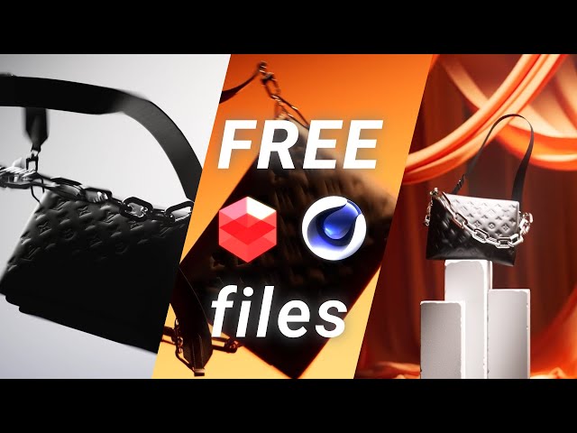 Louis Vuitton (Cinema 4D + Redshift) Free Project  files