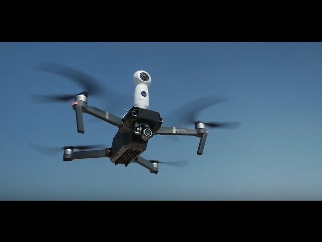 Attaching a 360 camera to a DJI Mavic Pro Footage
