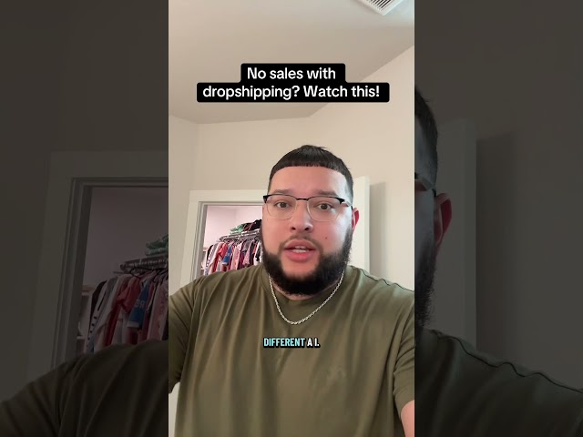 No sales with dropshipping? Watch this!