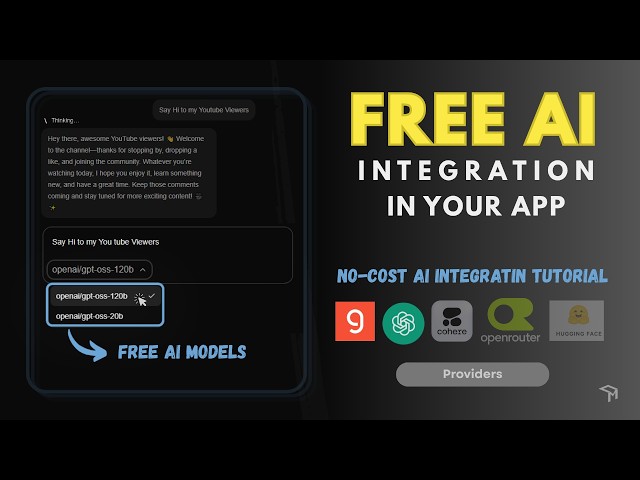 How To Use Free AI Models In Your Application (Groq + Next.js)