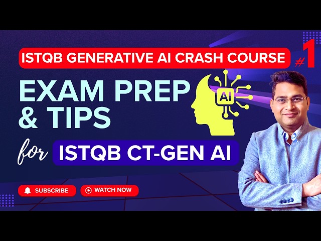 Introduction to ISTQB GenAI Certification Course | ISTQB Generative AI Tutorial #1