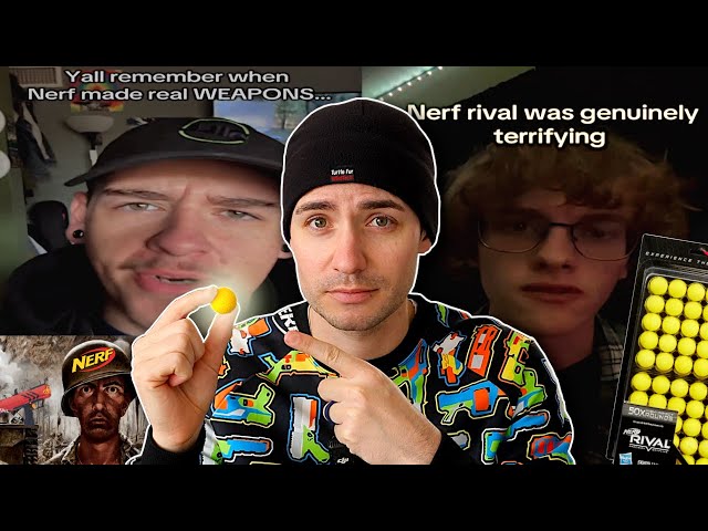 TikTok is TRAUMATIZED by Nerf Rival
