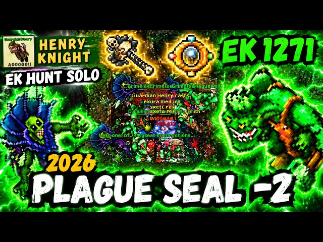 TIBIA: EK 1271 HUNT SOLO PLAGUE SEAL -2 (GROUNDS OF PLAGUE) #244