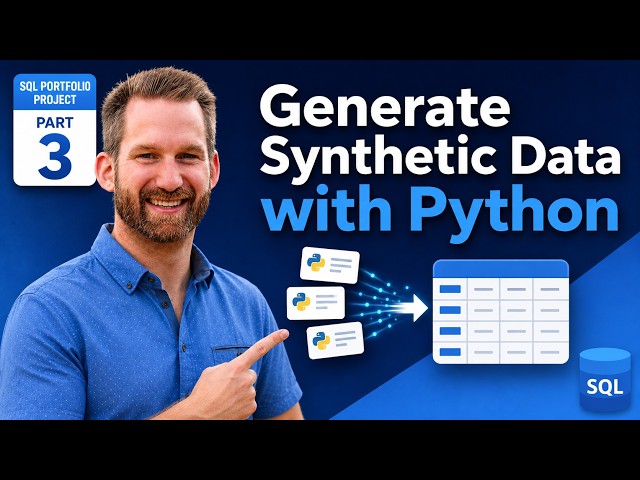 SQL Portfolio Project Part 3: Generate Data