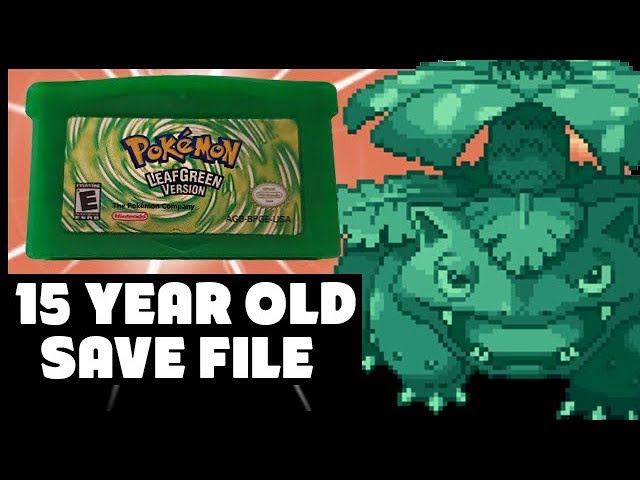 Exploring my 22 YEAR OLD Pokemon LeafGreen Save File! - PokeTips