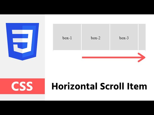 How to make horizontal scroll item - CSS Tricks