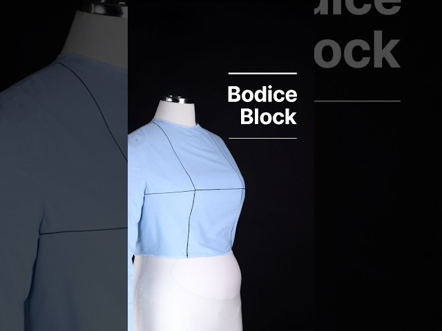 How to Draft a Bodice Block ... in 2 Minutes.