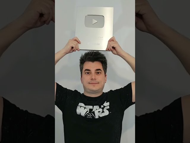 My long-awaited silver button has arrived