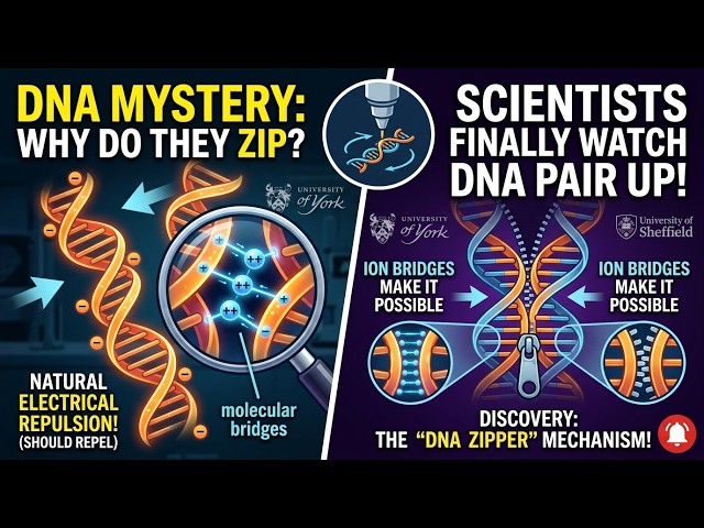 Scientists Finally See DNA “Zip” Itself Together