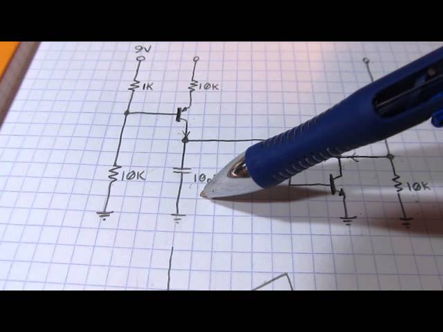 #105: More Circuit Fun: Simple 3 transistor sawtooth generator / oscillator