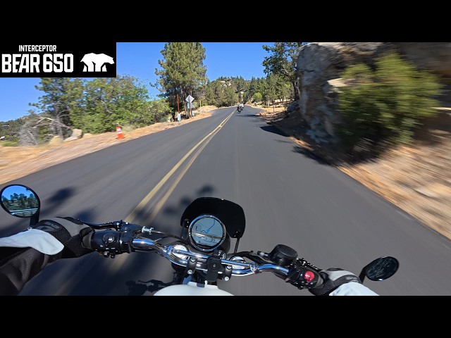 Royal Enfield Bear 650 - POV Ride - Idyllwild
