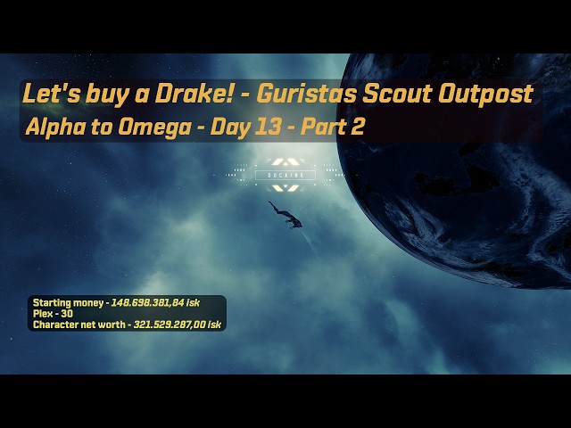 Eve Online Alpha to Omega: Drake | Guristas Scout Outpost DED 4/10 | Combat Sites | Day 13 - 2
