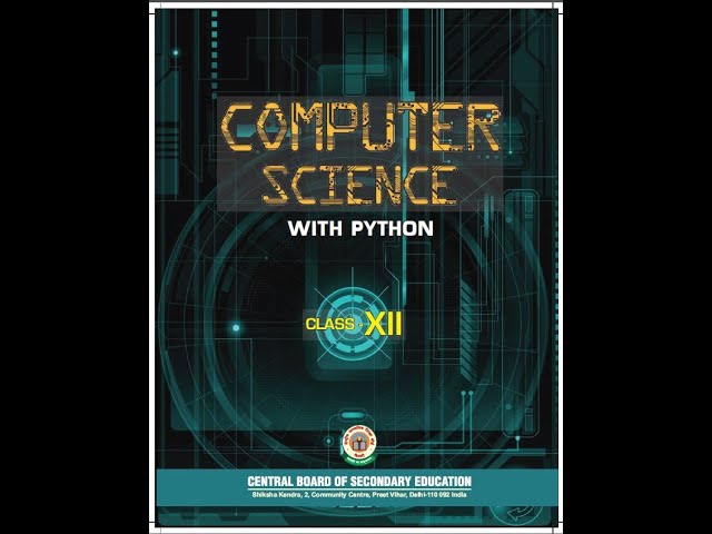 Chapter 1: Review of Python : Solved Ex 6a || CBSE Class12 Computer Science || Book back exercise