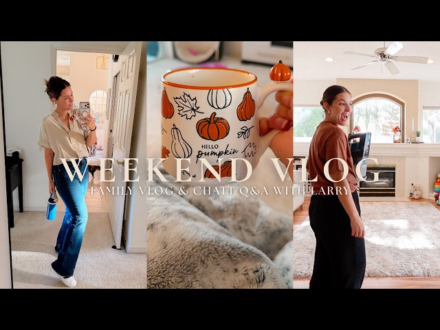 A Cozy Family Weekend 🍂 | Chatty Q&A with my Husband & Life Lately