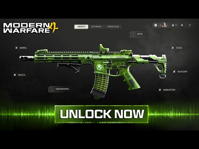 Unlock MW4 'CLASSIC XBOX' M4 Blueprint... (NEW UPDATE)