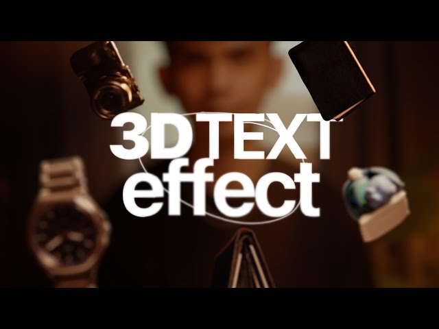 HOW TO DO THE 3D TEXT EFFECT | AFTEREFFECTS SHORT TUTORIAL
