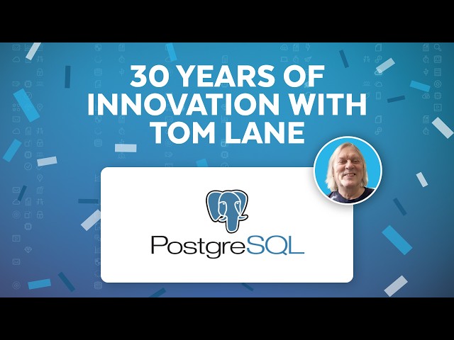 Celebrating 30 Years of Postgres: A Conversation with Tom Lane