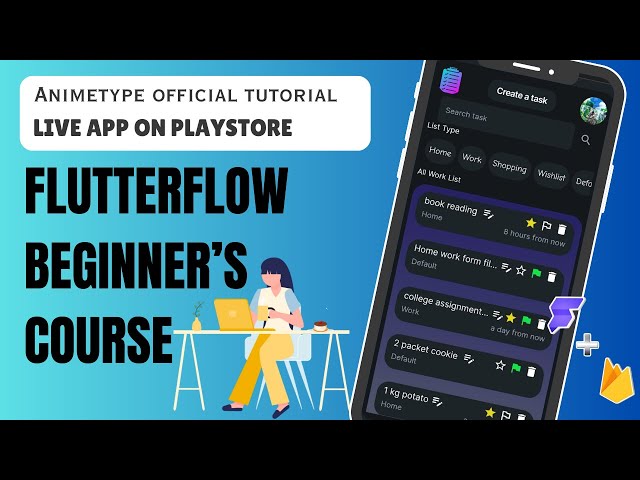 FlutterFlow Tutorial for Beginners | Build a To-Do App with Firebase #flutterflowtutorial
