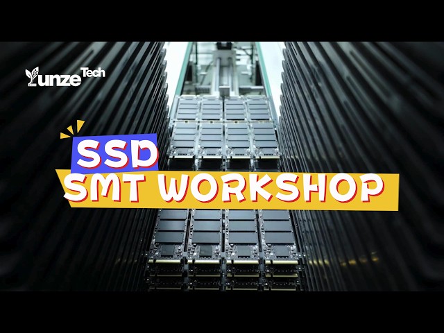 SSD Manufacturing Process: Inside the YUNZE SMT Production Line