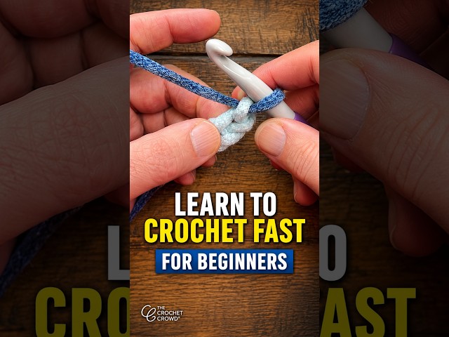 Crochet for Beginners: Learn the Basics in 52 Seconds! #crochet