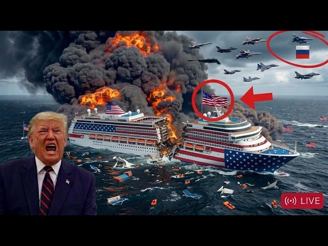 15 minutes ago: a US cruise ship carrying 15 generals was destroyed by a Russian Su-57