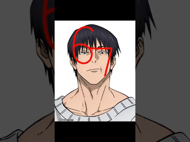 How to Draw Toji Fushiguro Easy ✨#ytshorts #tutorial