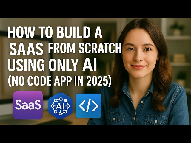 How to Build a SaaS From Scratch Using ONLY AI (No Code App in 2025) #saas #ai #howto