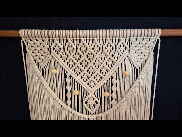 MACRAME WALL HANGING #macrametutorial #macrame #tutorial #diymacrametutorial #wallhanging #crochet
