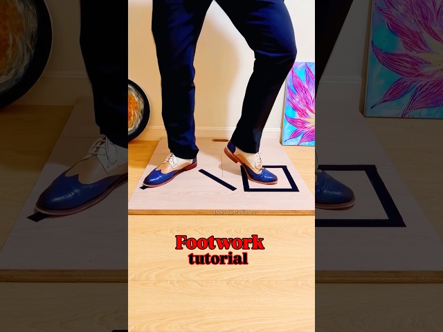 Basic Shuffle Footwork Tutorial for Beginners 🕺