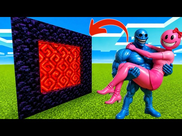 She Chose Blue Verity Over the Portal! 😱💙💖Minecraft Animation