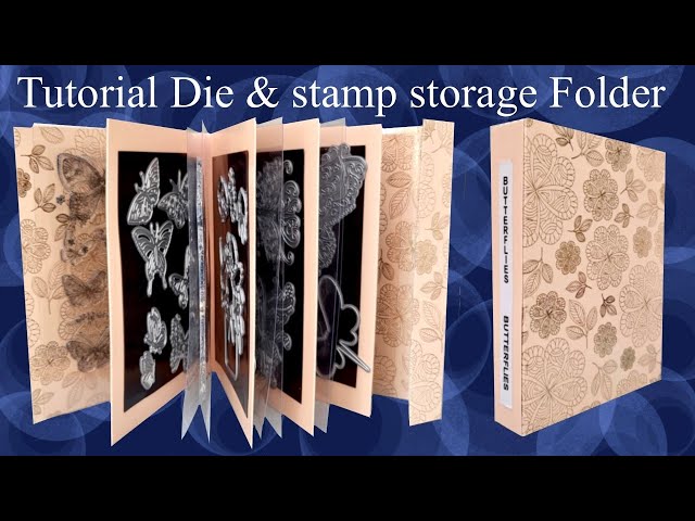 💡✂️How to Tutorial Make your own Die cutting & Clear Stamp storage Folder Categorize for easy access